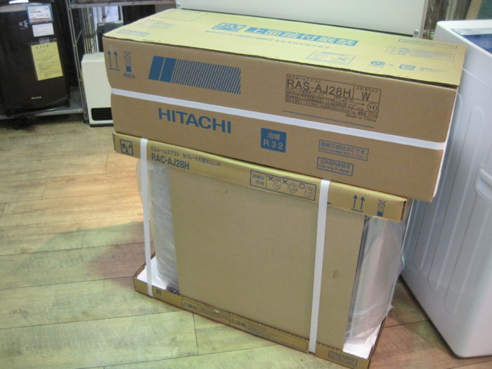 HITACHI 日立 ルームエアコン 白くまくん（RAS-AJ28H）2.8kw 2019年製 新品