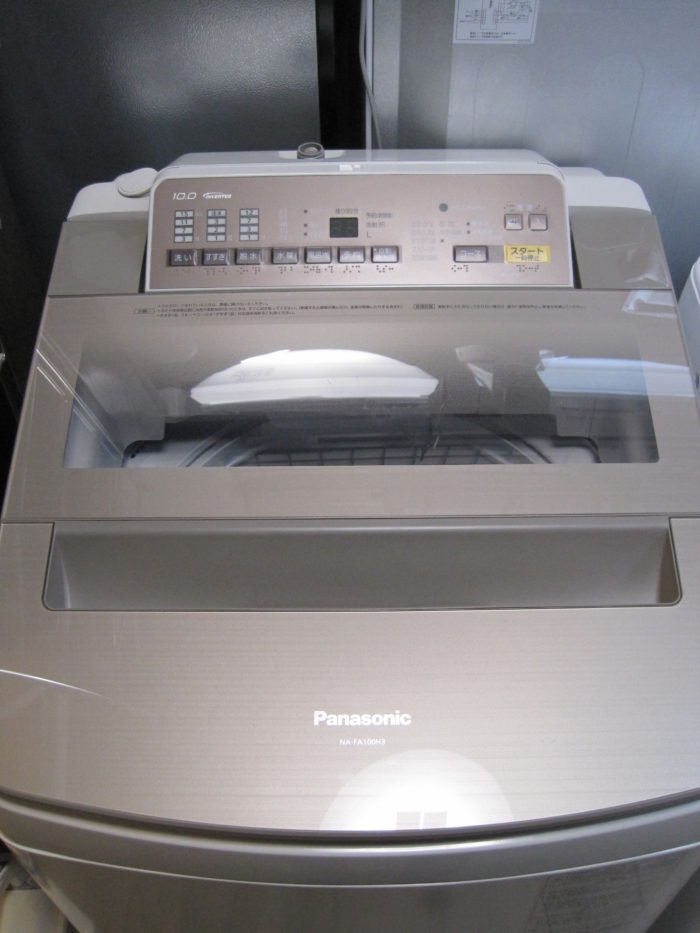 Panasonic(パナソニック)　10㎏/全自動洗濯機(NA-FA100H3)　インバーター　2017年製