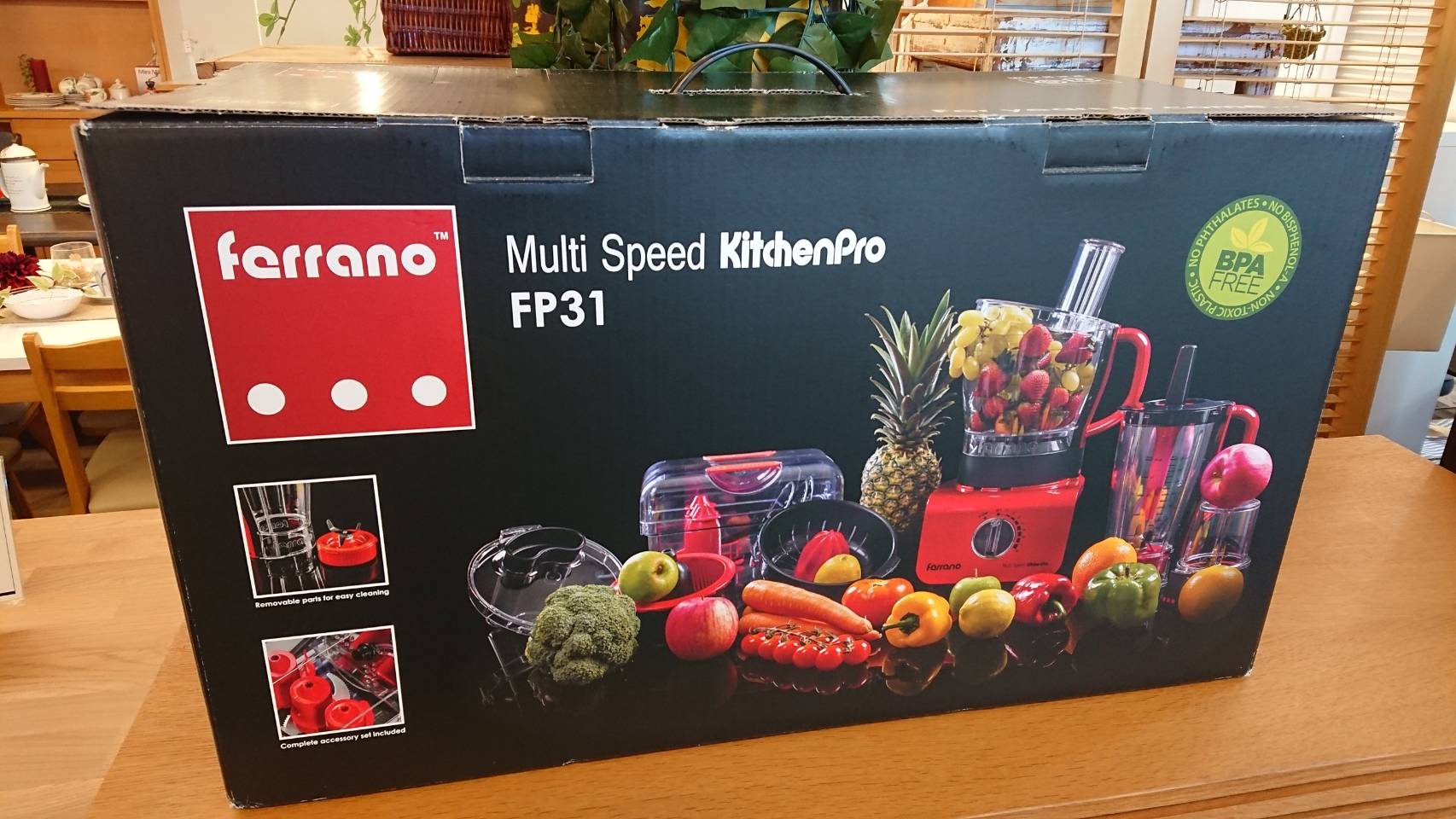 ☆未使用品 ferrano フェラーノ KITCHEN PRO FP31 大容量 フード 