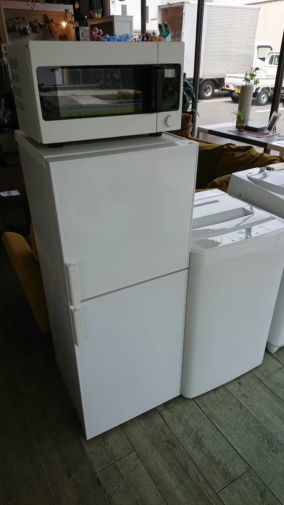 ☆無印良品 家電3点セット 冷蔵庫 洗濯機 電子レンジ 2017年製 2018年 