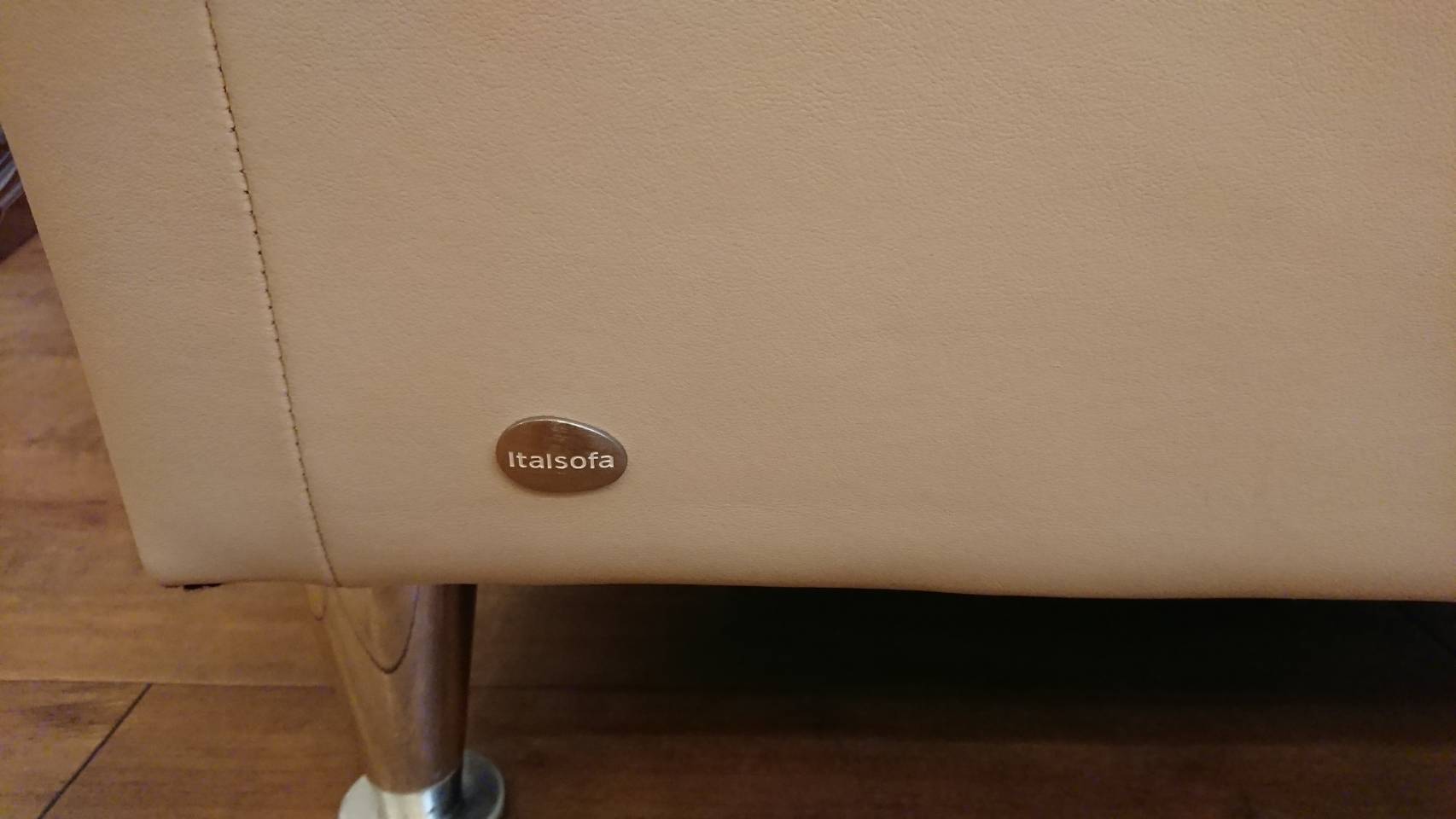☆italsofa イタルソファ 3シーターソファ 総革張り 3人掛け ソファ 