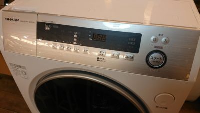 Sharp　シャープ　ドラム式洗濯機　2018年　新しい　かっこいい