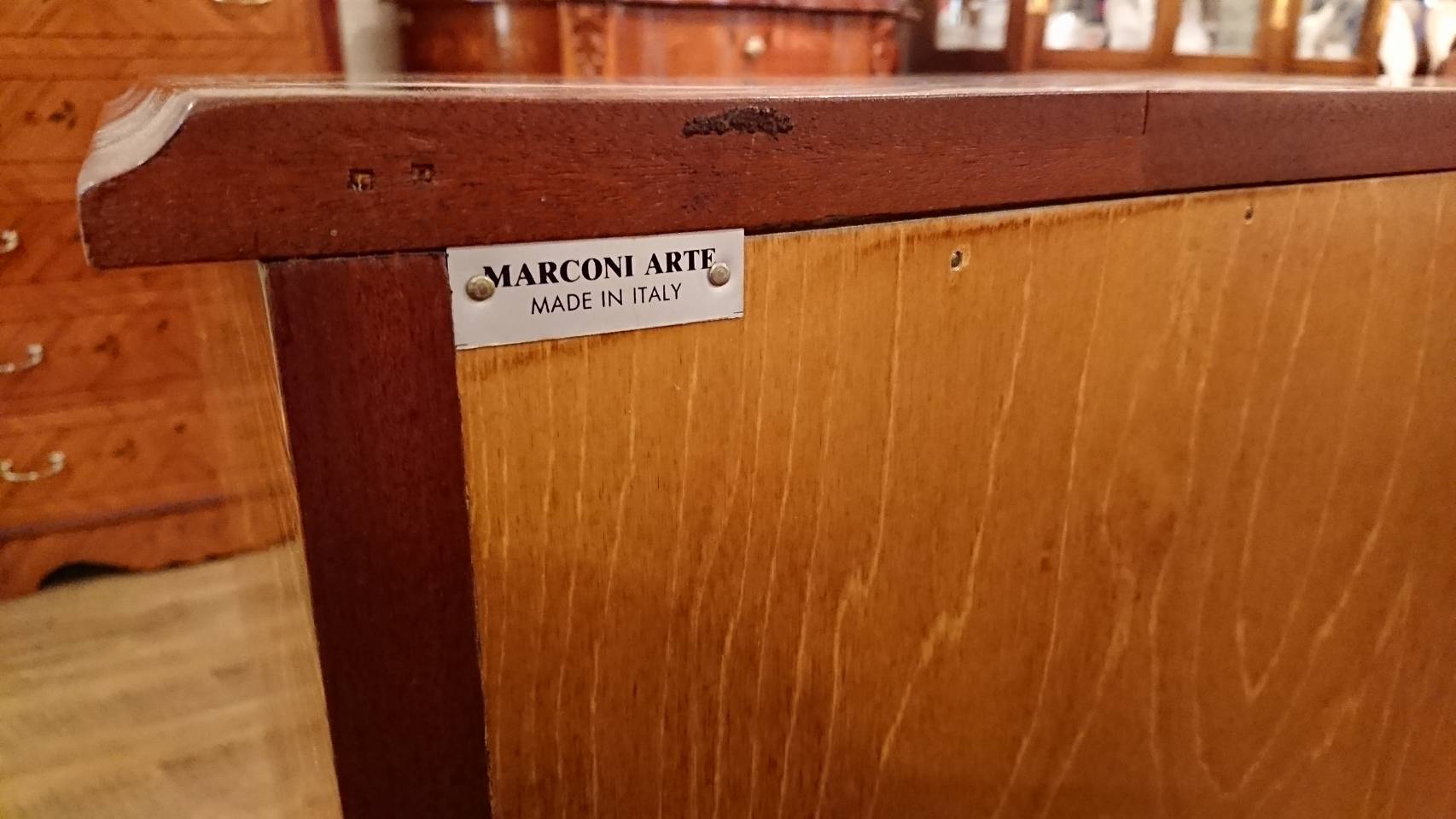 ☆MARCONI ARTE マルコーニアルテ 3段チェスト イタリア家具 象嵌加工 