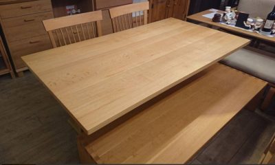 柏木工　KASHIWA　飛騨家具　ベンチダイニング4点セット
