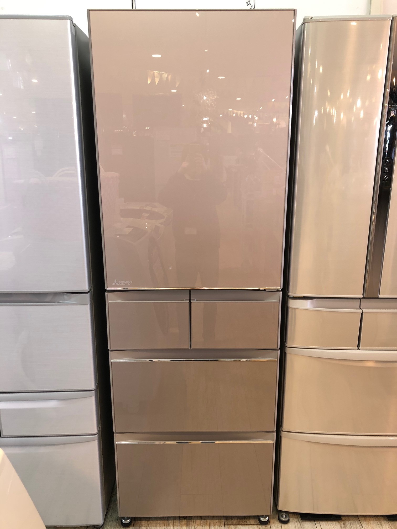 三菱ノンフロン冷凍冷蔵庫　2018年製
