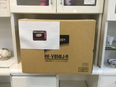 SHARP オーブンレンジ スチームオーブン 加熱水蒸気 赤 レッド RE-V85BJ