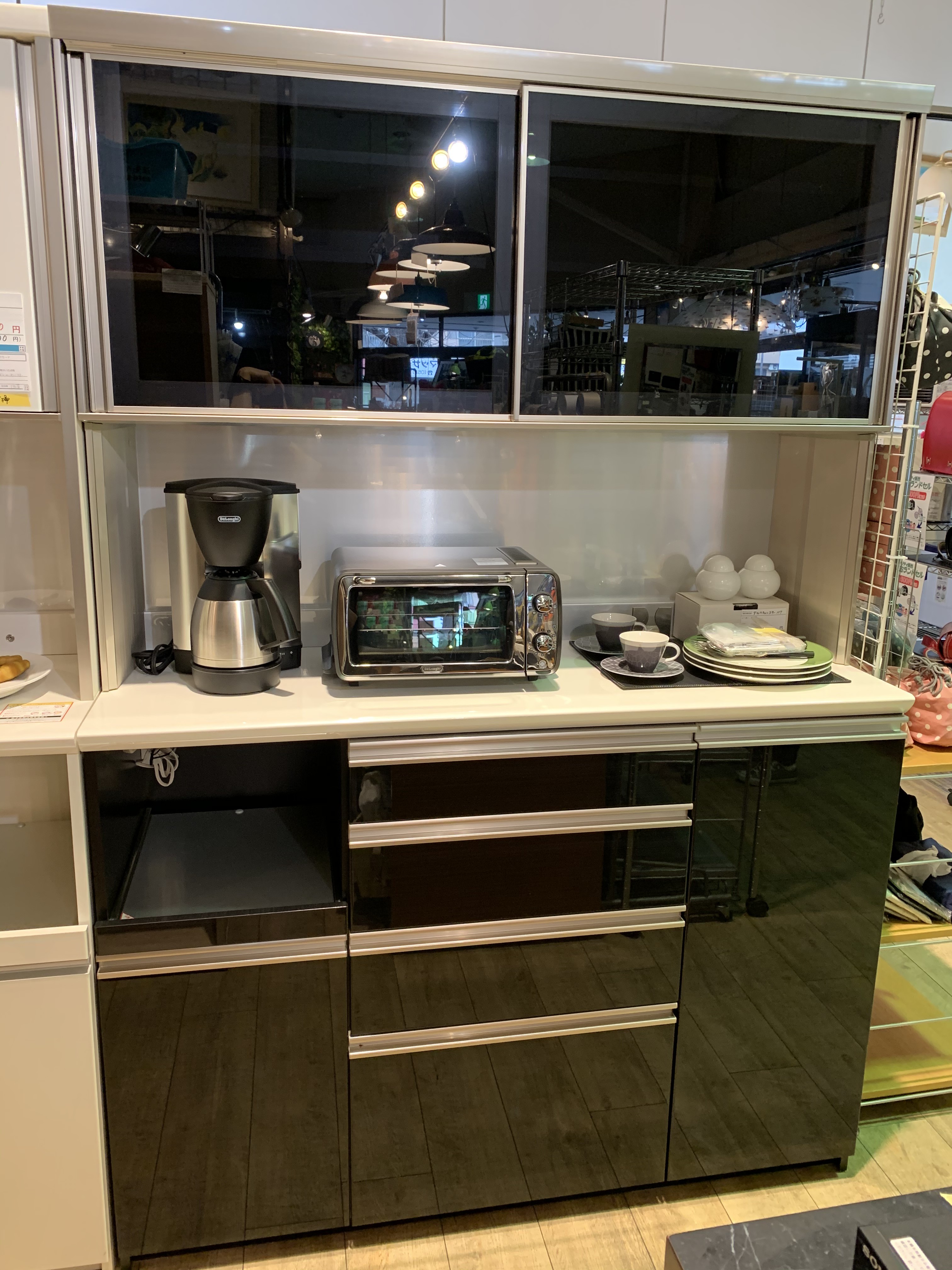 Pamouna（パモウナ）レンジボード 食器棚 買取しました。 愛知と岐阜のリサイクルショップ 再良市場