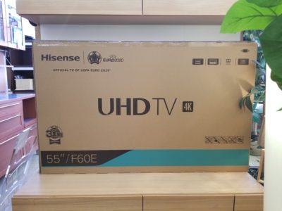 Hisense　ハイセンス　4K対応 55V型液晶テレビ　55F60E