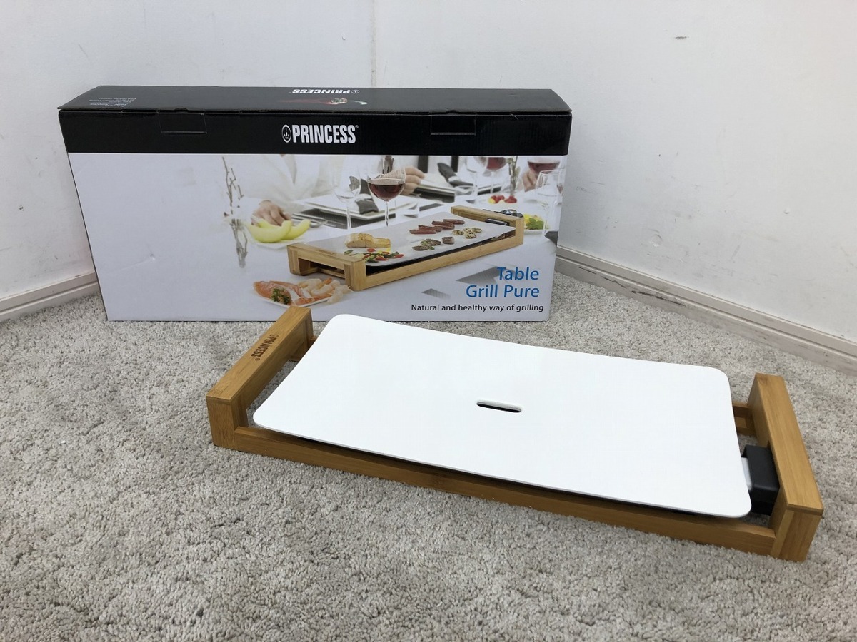 PRINCESS（プリンセス）Table Grill Pure（テーブルグリルピュア）ホットプレート 103030 ホワイト 未使用品 買取し