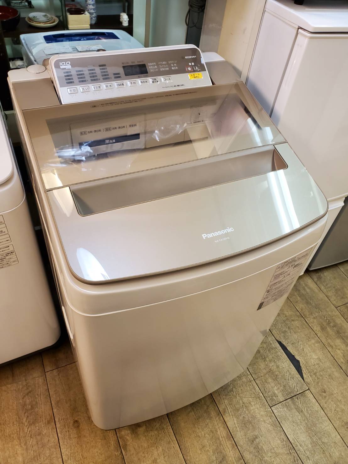 ☆Panasonic パナソニック 10.0㎏ 洗濯機 2018年製 大容量 全自動洗濯 