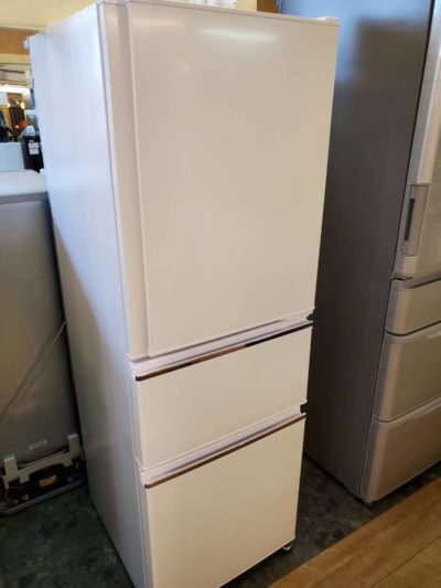 MITSUBISHI　三菱　272L　3ドア　冷蔵庫　冷凍冷蔵庫　2019年製　美品　新しい　コンパクト　真ん中野菜室　自動製氷