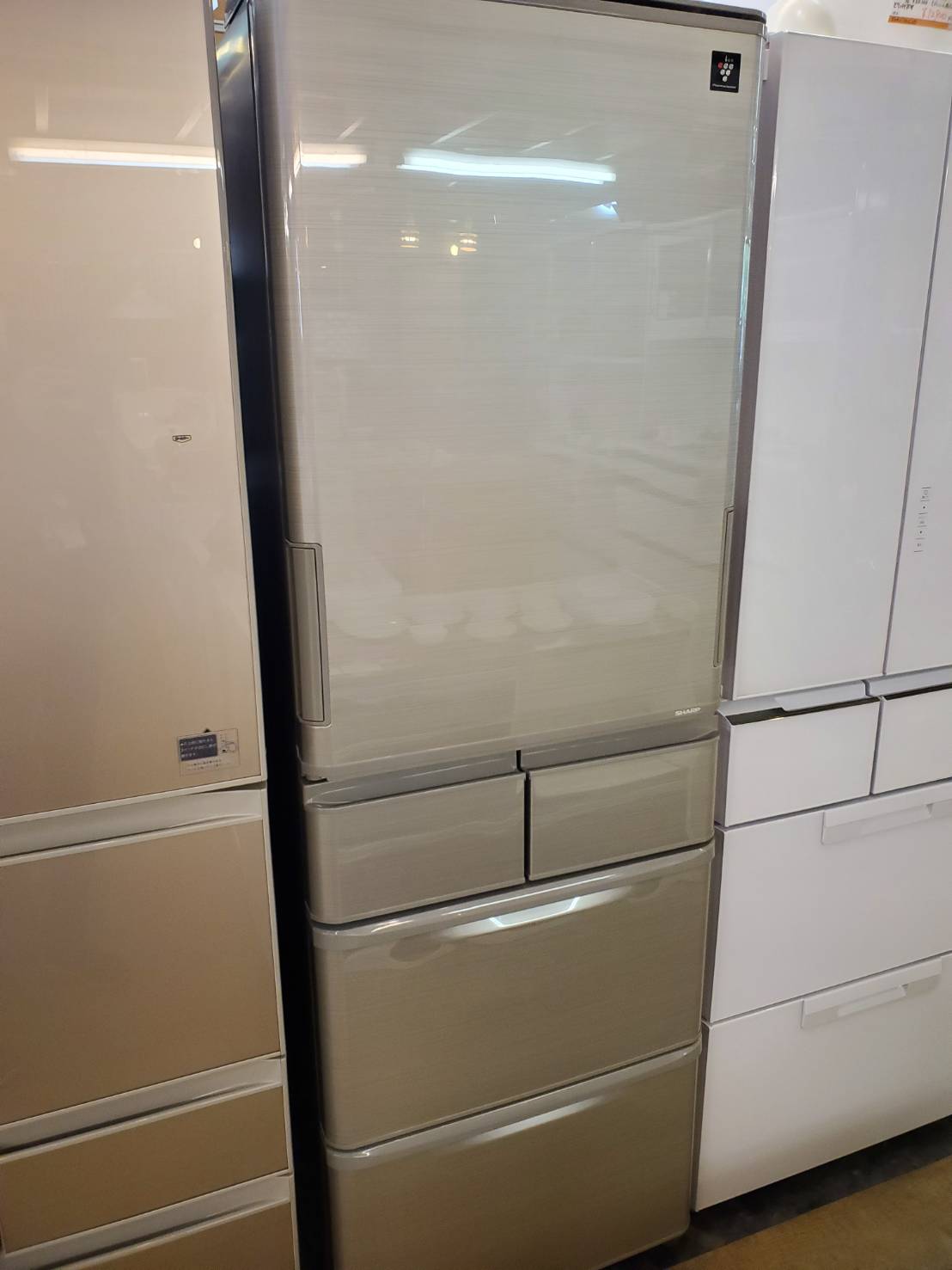 ☆SHARP シャープ 412L 5ドア 冷蔵庫 2018年製 大型 冷凍冷蔵庫 買取 