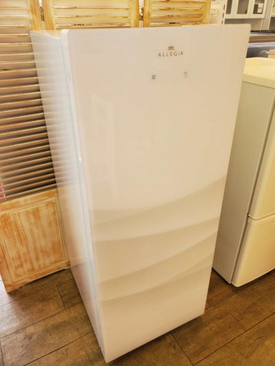 ALLEGiA　アレジア　冷凍庫　冷凍ストッカー　150L　2019年製　ホワイト　霜取り不要　ファン式　大容量　冷凍室