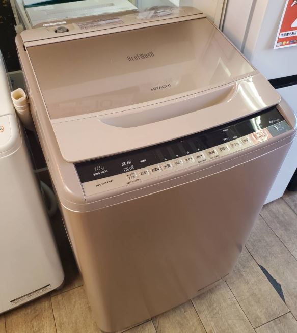☆HITACHI 日立 10㎏ 洗濯機 BEAT WASH ビートウォッシュ 2017年製 全 