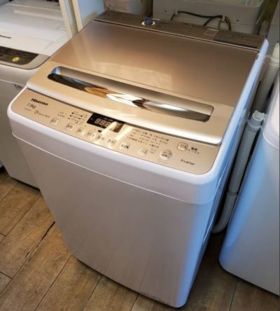 HISENSE　ハイセンス　7.5㎏　洗濯機　2019年製　美品　キレイ　高年式　新しい