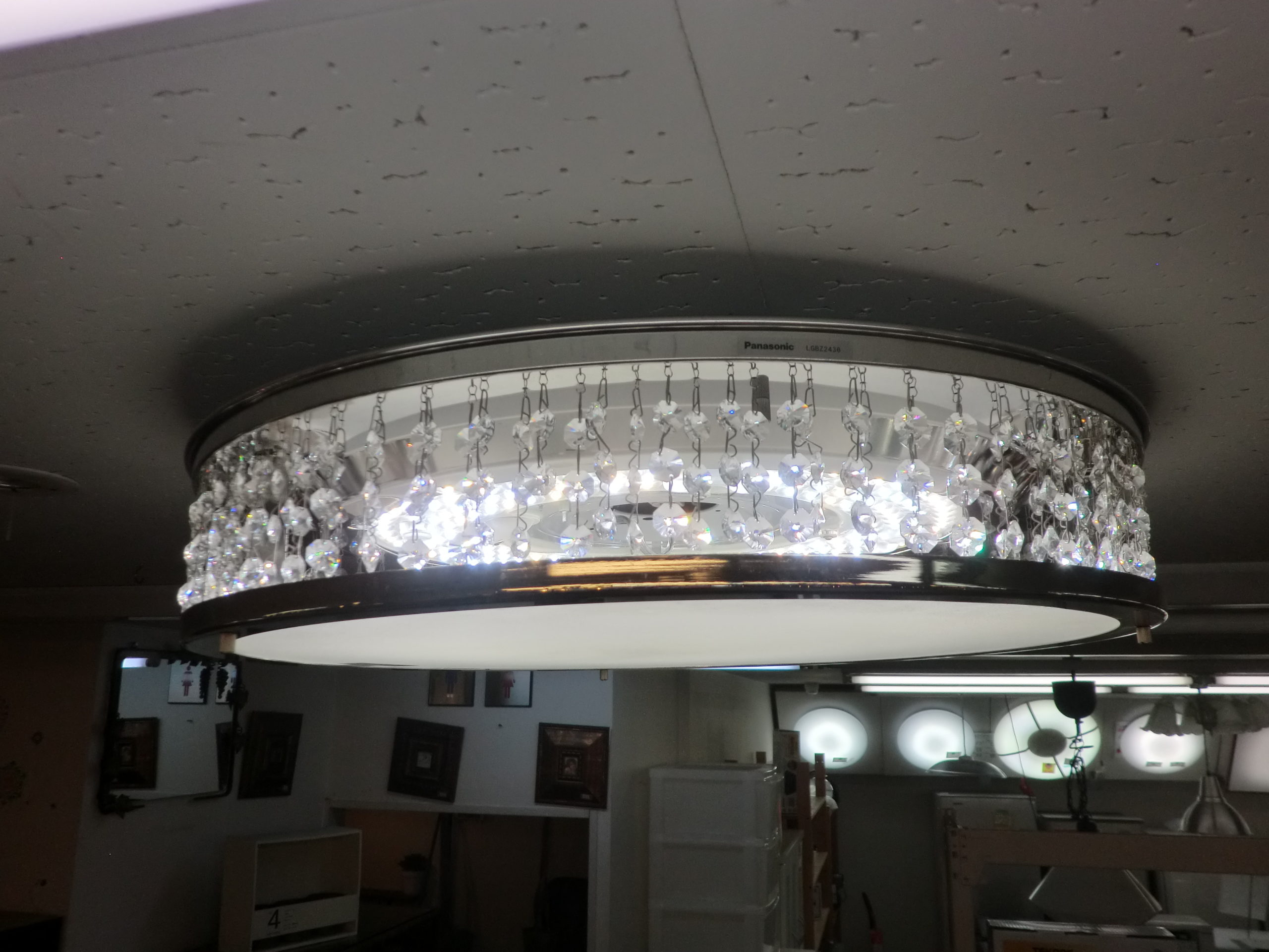 パナソニック LGBZ2436 リモコン付LEDシャンデリア 「LED