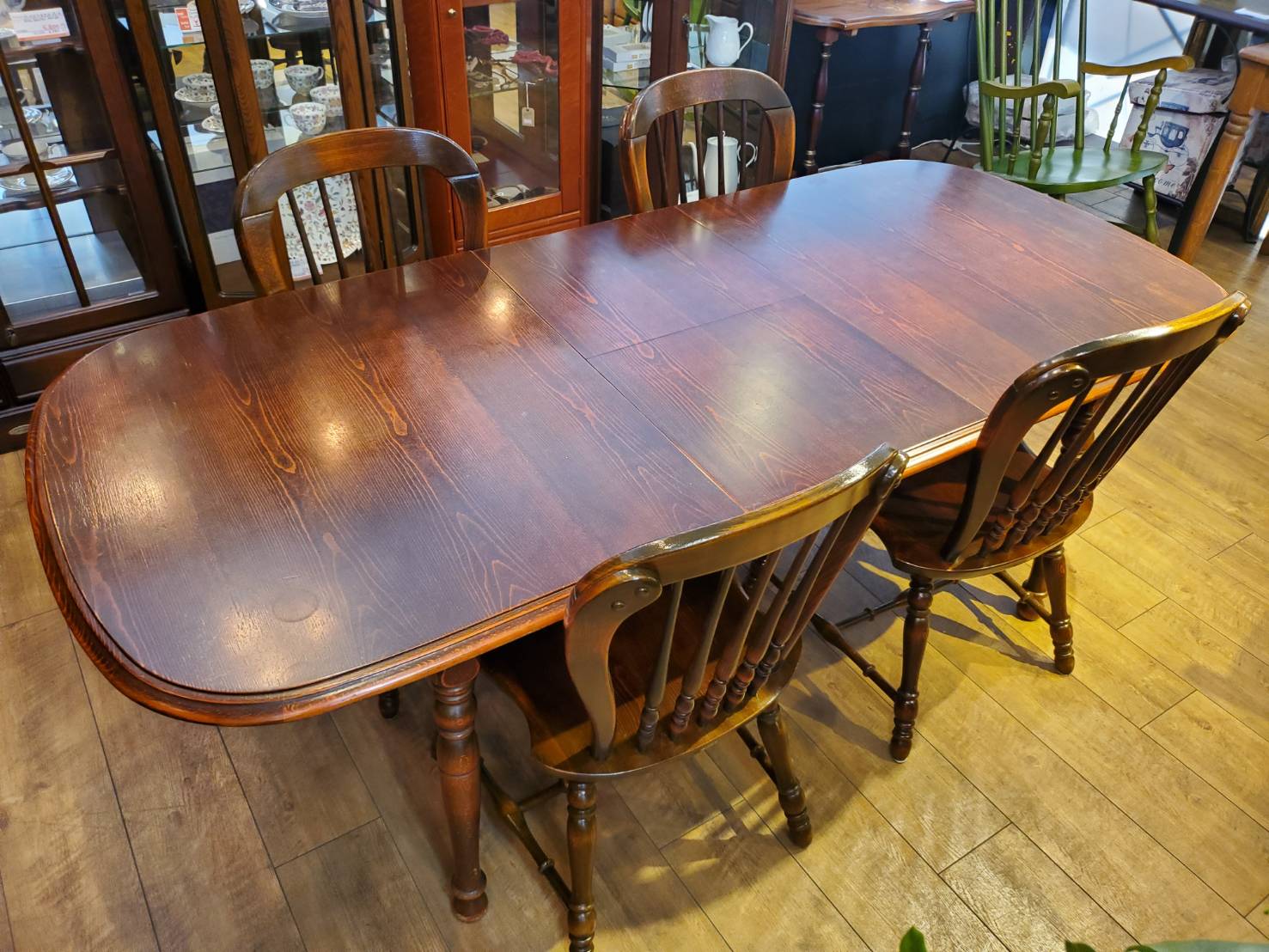 カリモク家具 コロニアル ダイニングテーブル 涼しく 135×90 