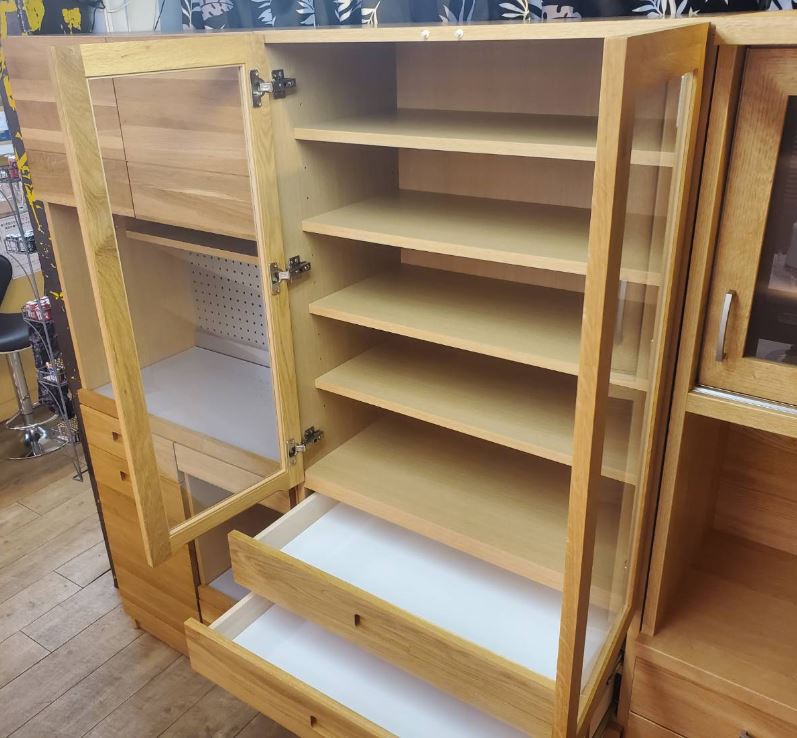 unico HUTTE ヒュッテ　キッチンカウンター【説明書、予備部品付】 人気のunico(ウニコ)よりHUTTE(ヒュッテ)シリーズ のダストカウンター