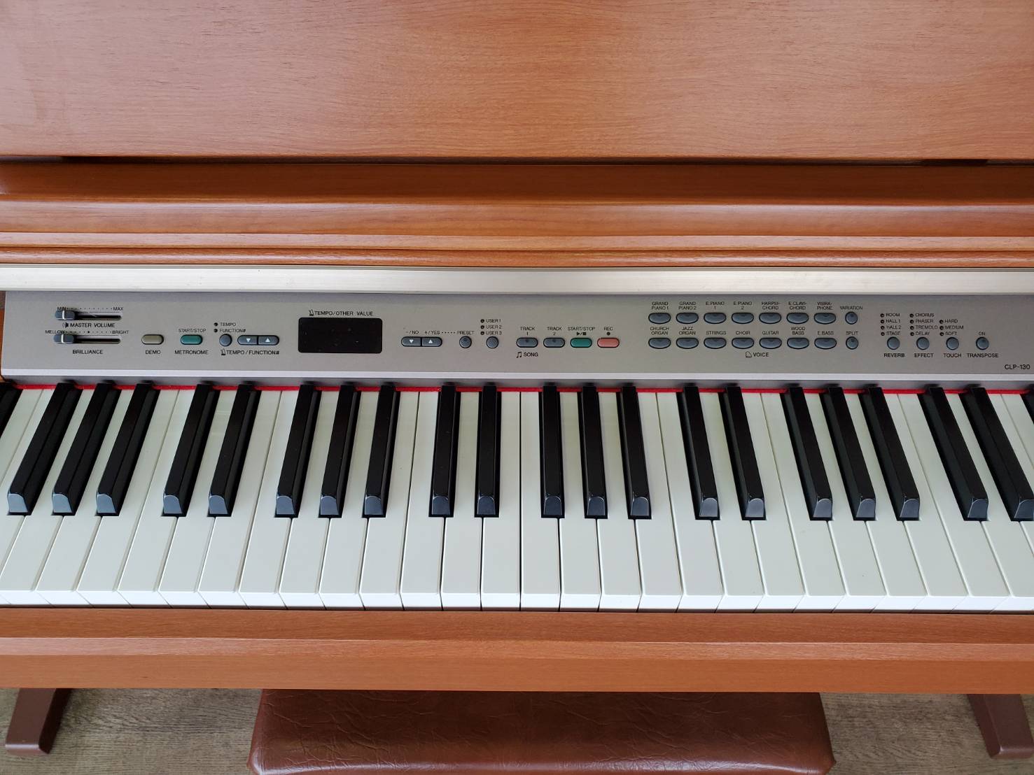 ☆YAMAHA ヤマハ 電子ピアノ Clavinova クラビノーバ チェリー調仕上げ 