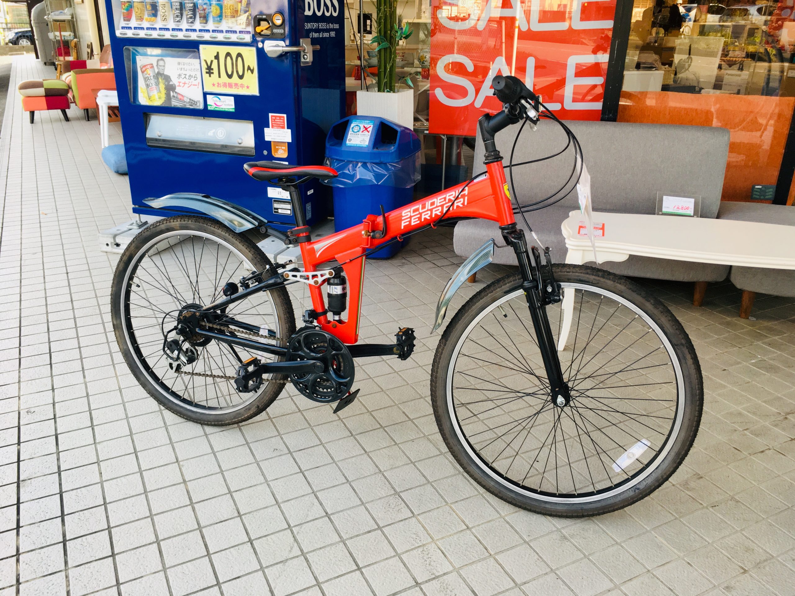 Ferrariフェラーリ＊折りたたみ自転車インチ買取しました