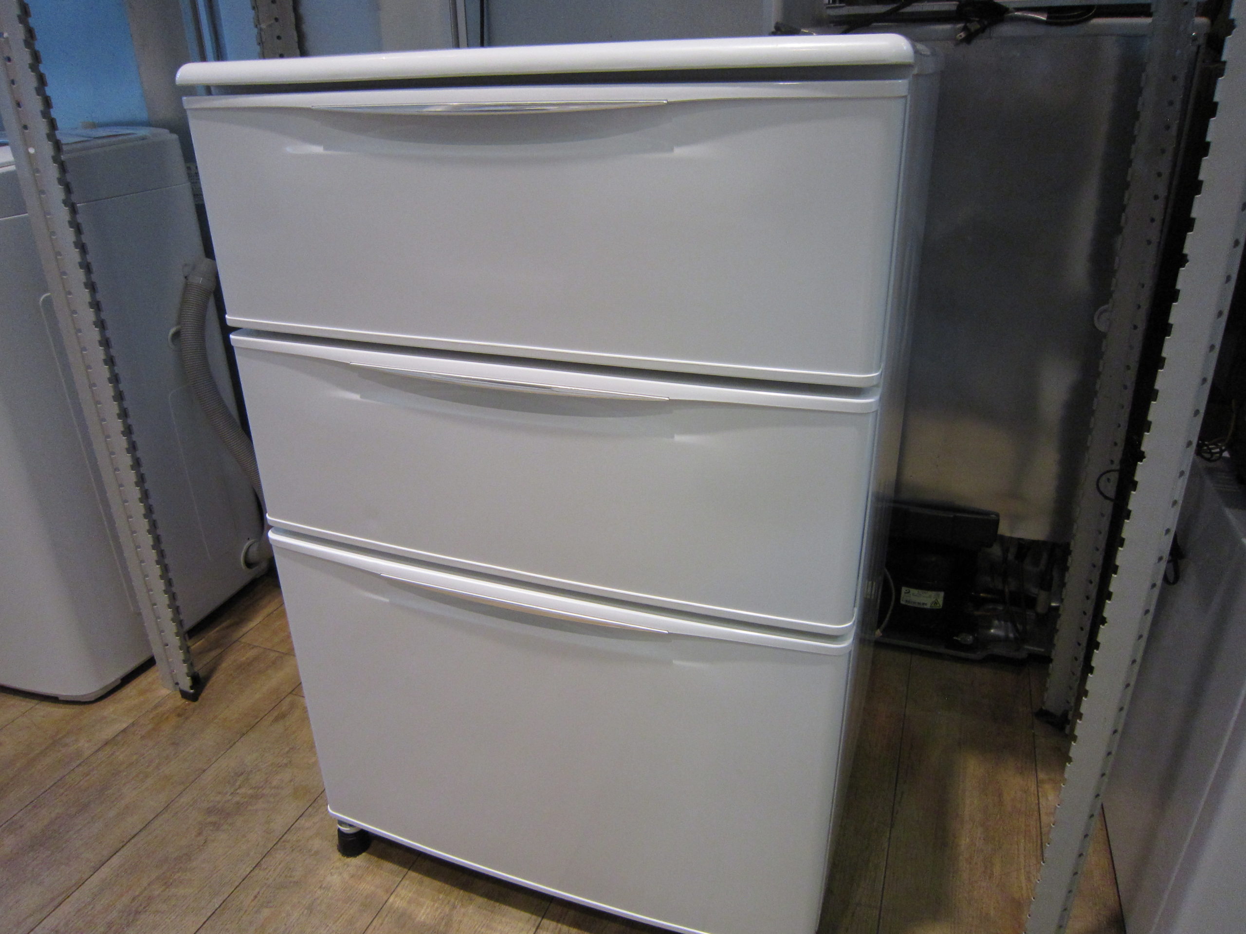 生活家電 冷蔵庫 AQUA アクア Haier ハイアール 118L 3ドア 引き出しタイプ 2013年製 