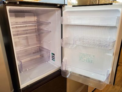 Sharp　シャープ　356L冷蔵庫　3ドア冷蔵庫　自動製氷　ガラストップ　どっちでも開けれる　2019年式　中型冷蔵庫　美品　350L　400L　冷凍冷蔵庫