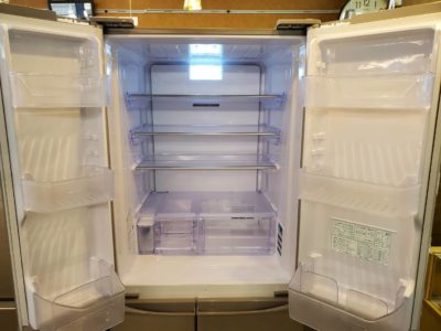Sharp　シャープ　455L冷蔵庫　6ドア冷蔵庫　両開き　自動製氷　2019年式　新しい　キレイ　大型　450L　500L　冷蔵庫