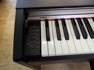 Casio　かしお　PRIVIA　プリヴィア　電子ピアノ　キーボード　PX-730　ブラックカラー　スリムモデル　初心者　レッスン　ピアノ練習　オススメ　コンパクト　音源　電子ピアノ　デジタルピアノ