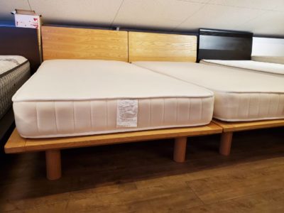 Muji　無印良品　無印　シングルサイズベッド　Sサイズ　ナチュラルテイスト　二台　二本　シングル2本　シングル2台　ベッド