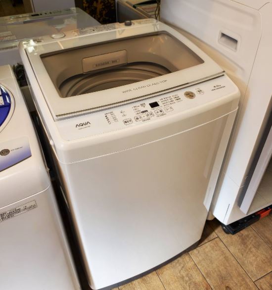 Aqua アクア 8 0 洗濯機 年製 ワイドクリアガラストップ 3dパワフル洗浄 全自動洗濯機 買取しました 愛知と岐阜のリサイクルショップ 再良市場