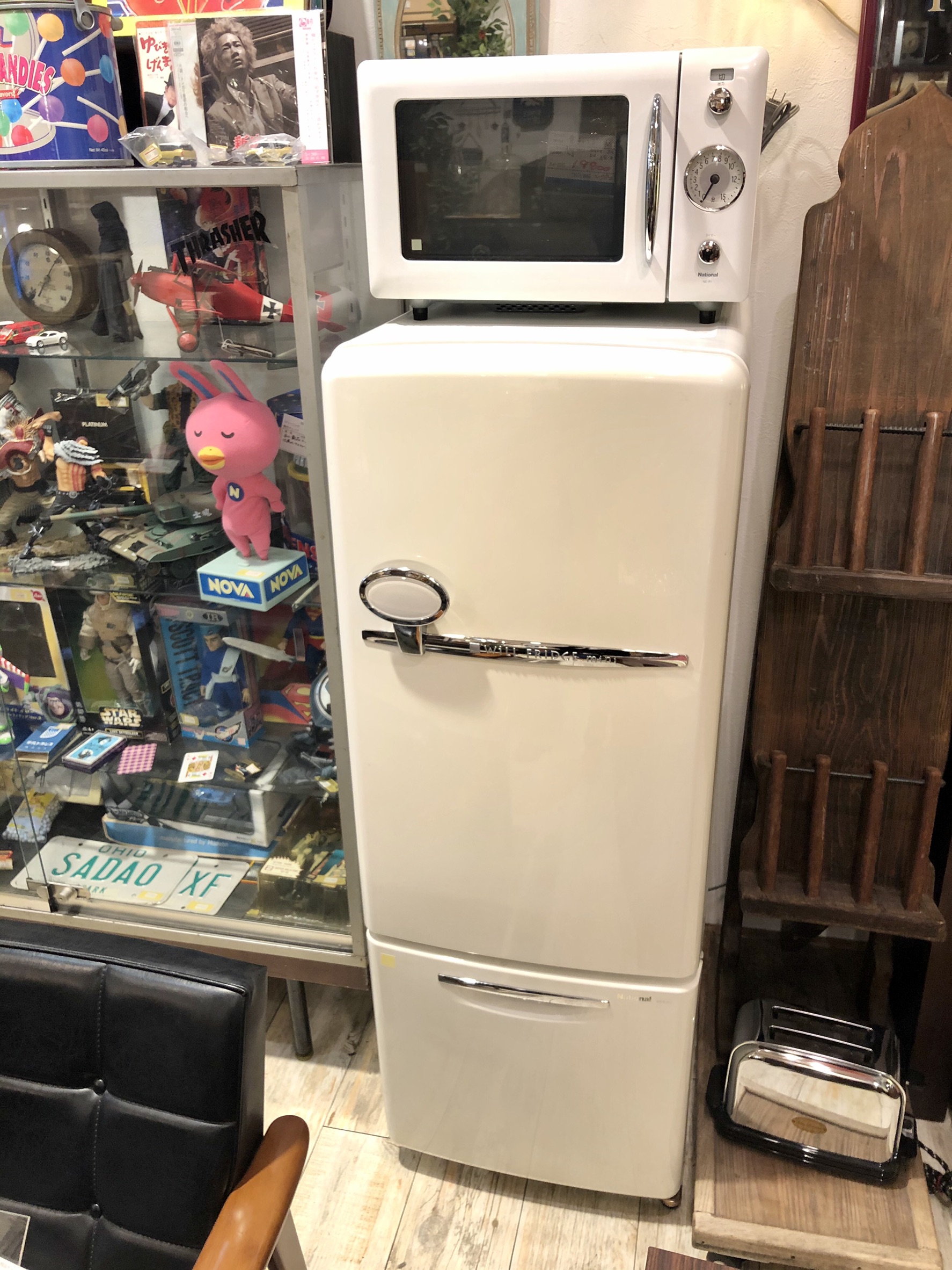 希少】 National 2004年製 Will FRIDGE mini 162L 2ドア冷凍冷蔵庫 NR