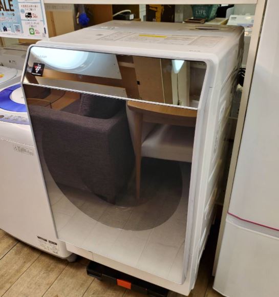 ☆SHARP シャープ 11/6㎏ ドラム式洗濯乾燥機 2018年製 ガラストップ