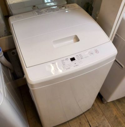 MUJI　無印良品　7.0㎏　洗濯機　2018年製　シンプル　ホワイト　大容量　大きめ容量　単身　毛布も洗える　まとめ洗い　立体水流　無印らしい　おススメ