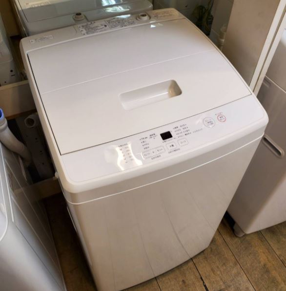 ☆MUJI 無印良品 7.0㎏洗濯機 2018年製 シンプルデザイン ホワイト 全 