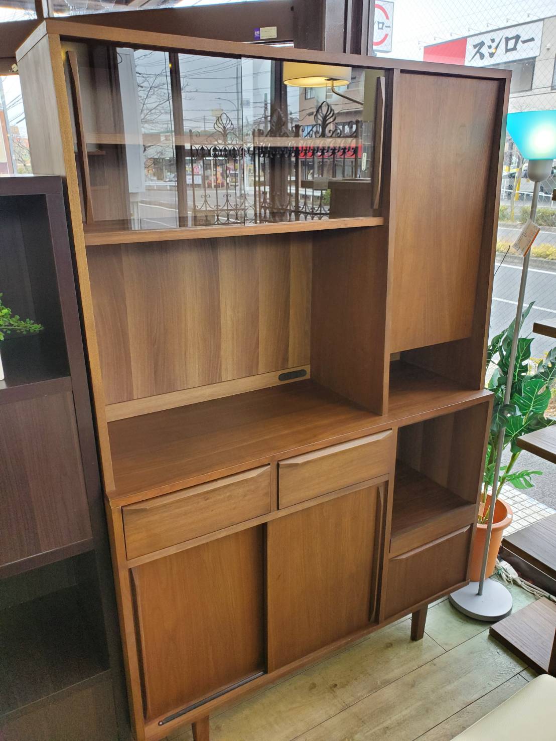 ☆unico ウニコ NORD ノルドシリーズ レンジボード ウォールナット  