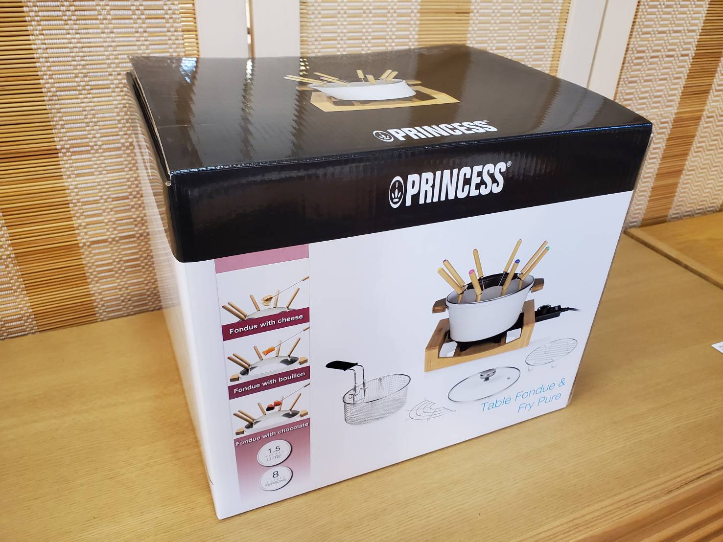 ☆未使用品 PRINCESS プリンセス Table Fondue＆Fly Pure テーブル 