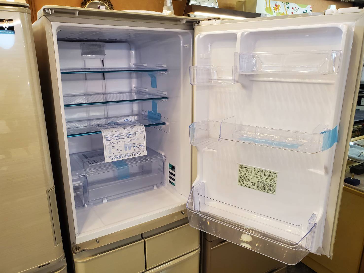 ☆未使用品 SHARP シャープ 5ドア 412L冷蔵庫 2020年製 プラズマ  