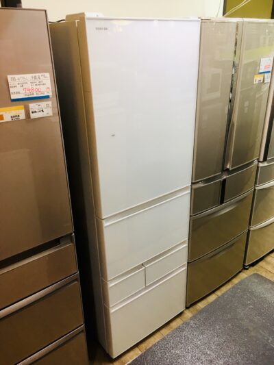 TOSHIBA＊411L冷蔵庫（GR-P41GXV,2019年製）買取しました！