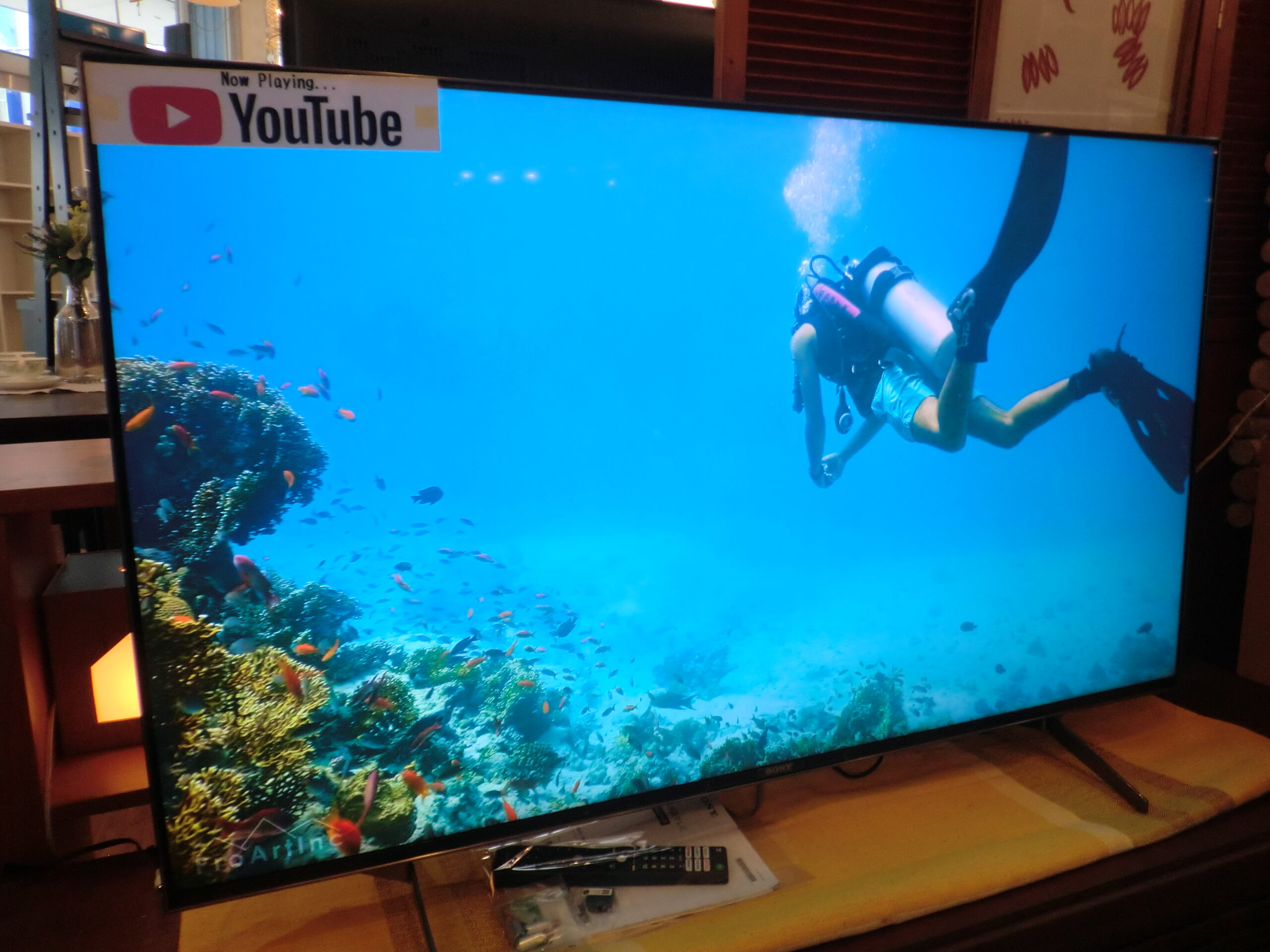 たからとの ソニー BRAVIA KJ-55X9500G 4K 液晶割れ ジャンク jKbzx 
