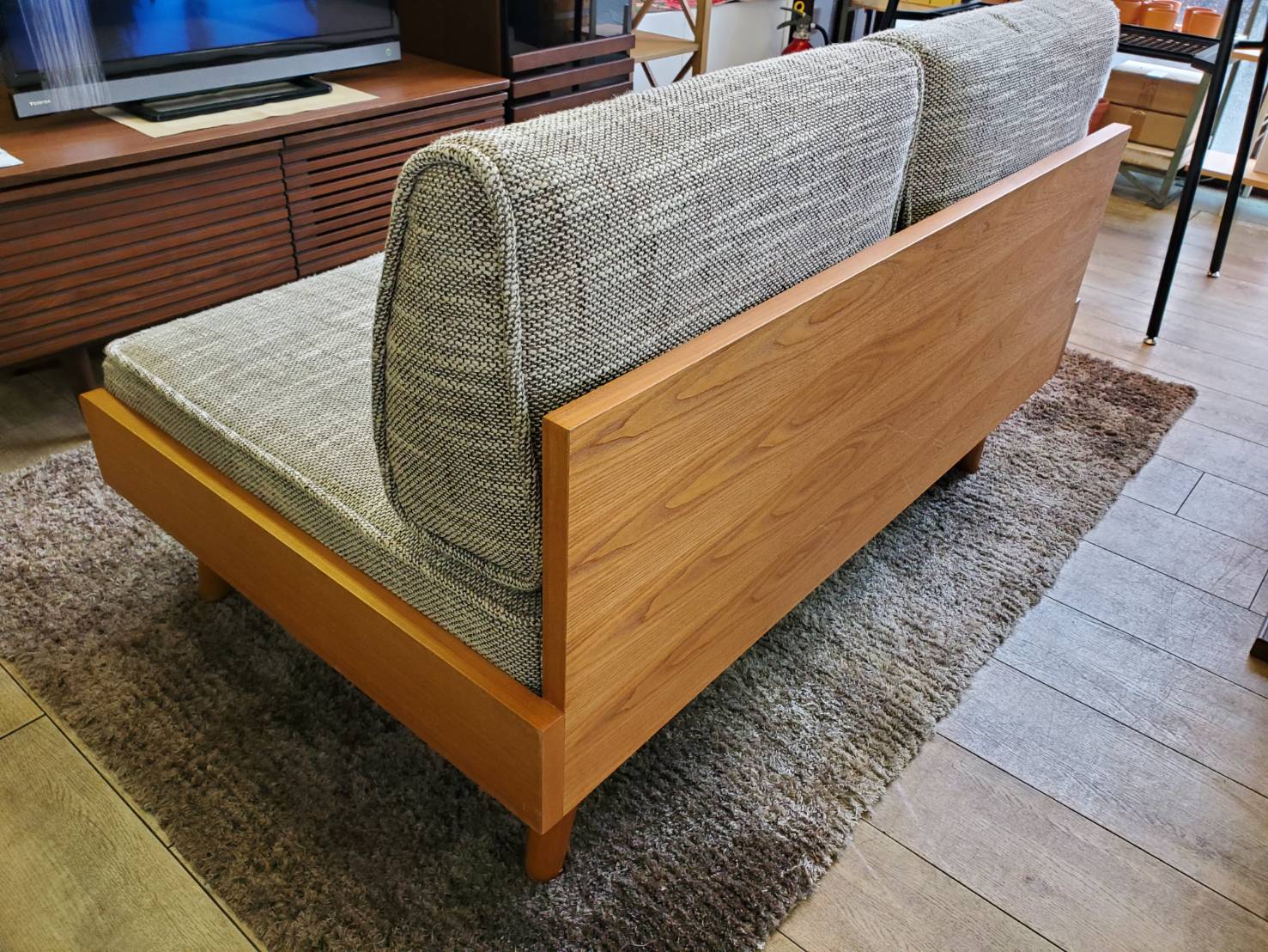 unico HESTA(へスタ)　nラウンジチェア □unico ウニコ□HESTA へスタ□ラウンジチェア□ハイバックチェア□美品