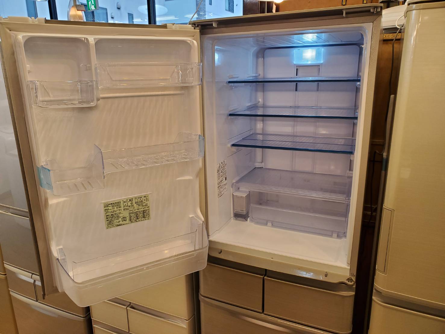 ☆SHARP シャープ 412L 5ドア冷蔵庫 2020年製 プラズマクラスター どっちもドア シルバー系 冷凍冷蔵庫 買取しました☆