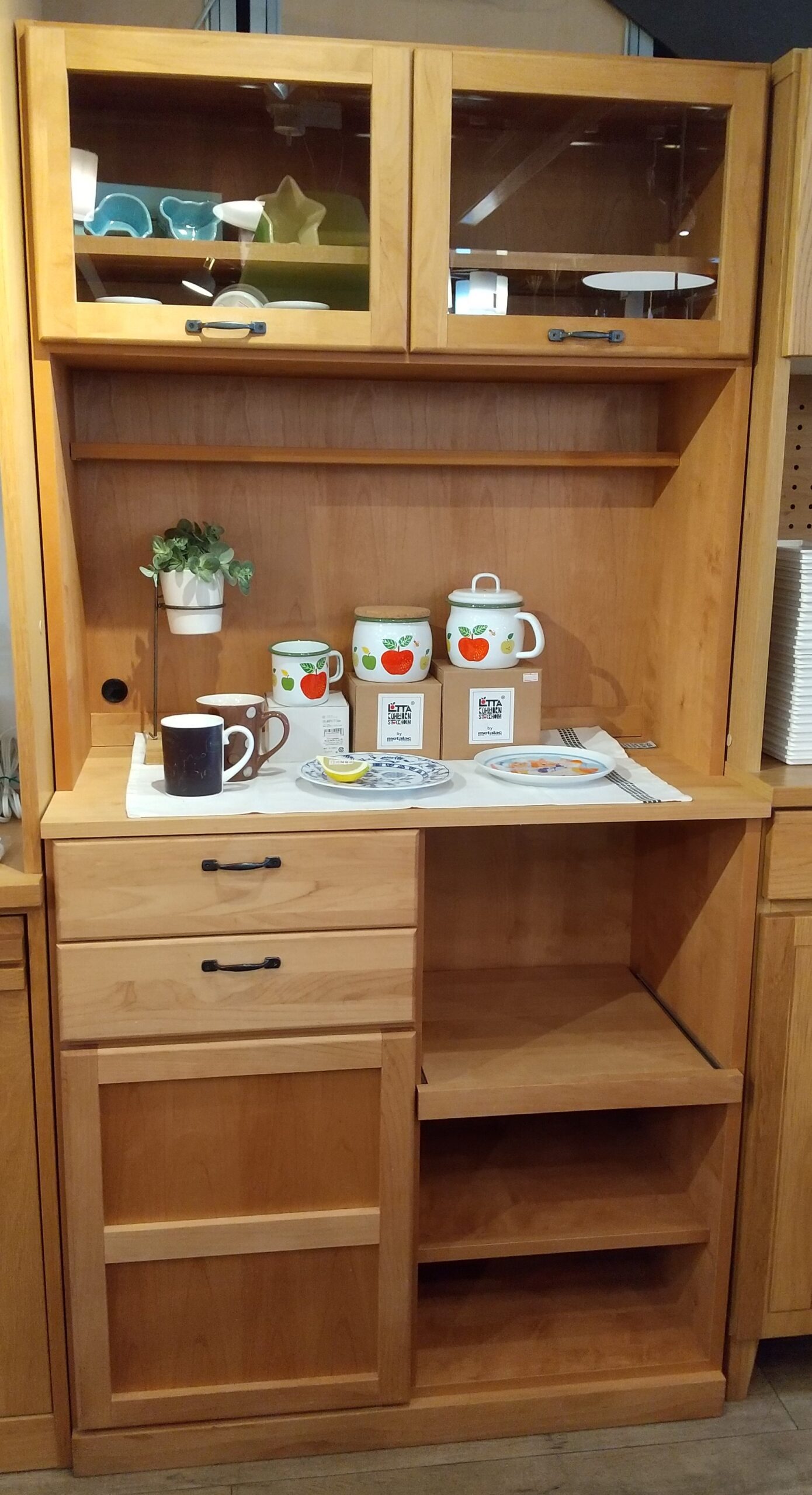 MOMO NATURAL モモ ナチュラル キッチン家具 収納家具 食器棚 
