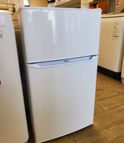 新品　未使用　未使用品　Haier　ハイアール　85L　2ドア　冷蔵庫　2019年式　高年式　直冷式　コンパクト　小型冷蔵庫　単身用　一人暮らし　1人暮らし　サブ　2台目　おススメ　美品　新古品　キレイ　ホワイト　白