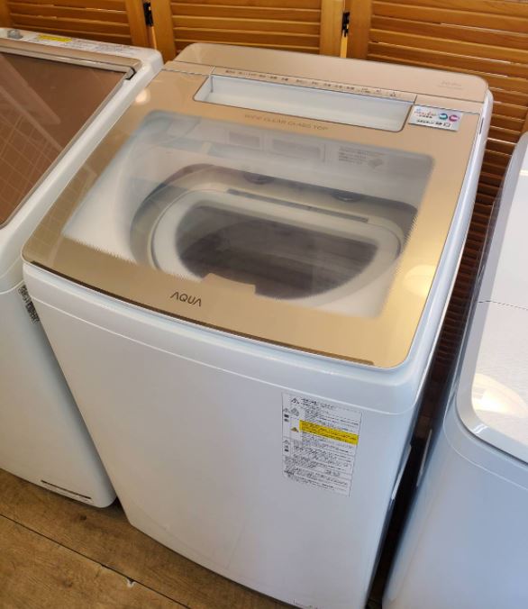 Aqua アクア 10 0 5 0 洗濯乾燥機 年製 高年式 ヒーター乾燥 縦型洗濯乾燥機 買取しました 愛知と岐阜のリサイクルショップ 再良市場