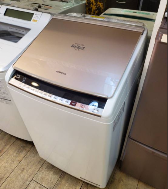 ☆HITACHI 日立 8.0/4.5㎏洗濯乾燥機 BEAT WASH ビートウォッシュ タテ 