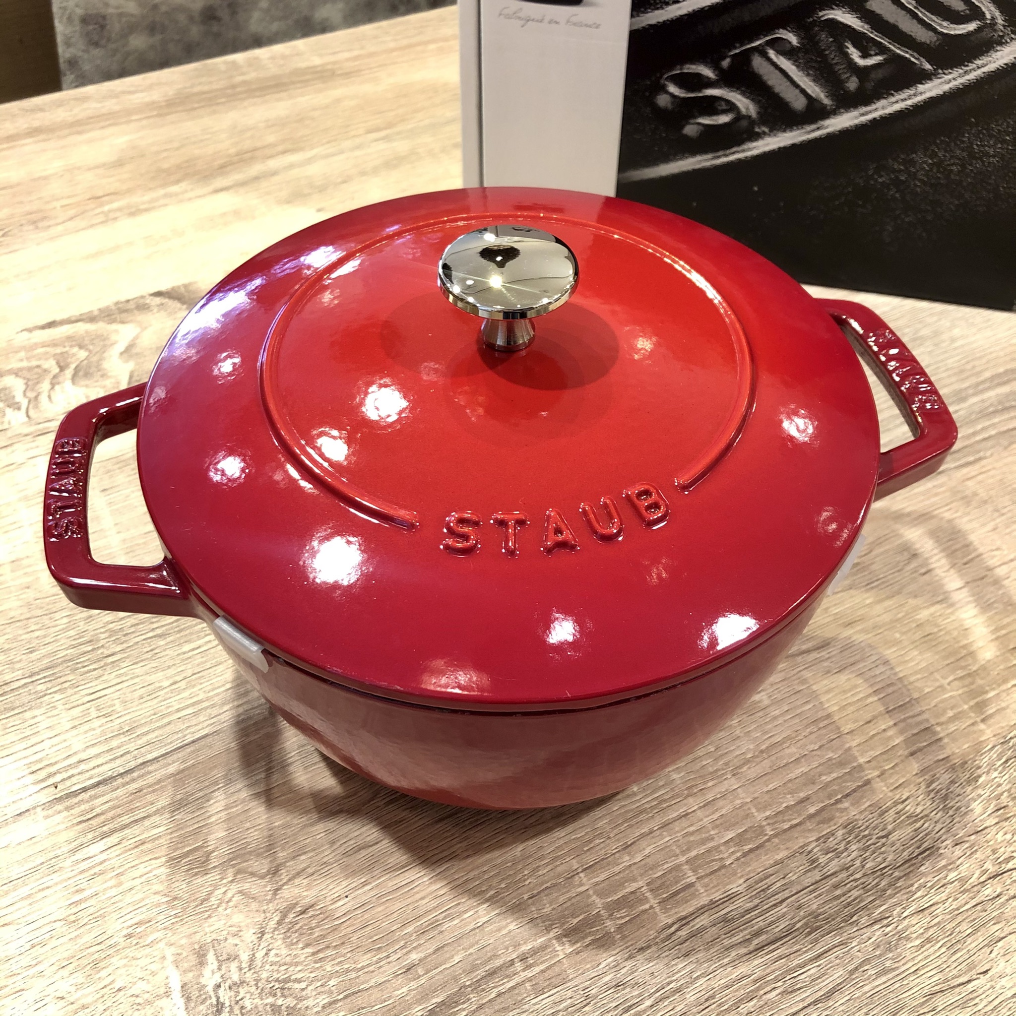 新品未使用品】Staub / ストウブ Wa-NABE / ワナベ L チェリー 40501