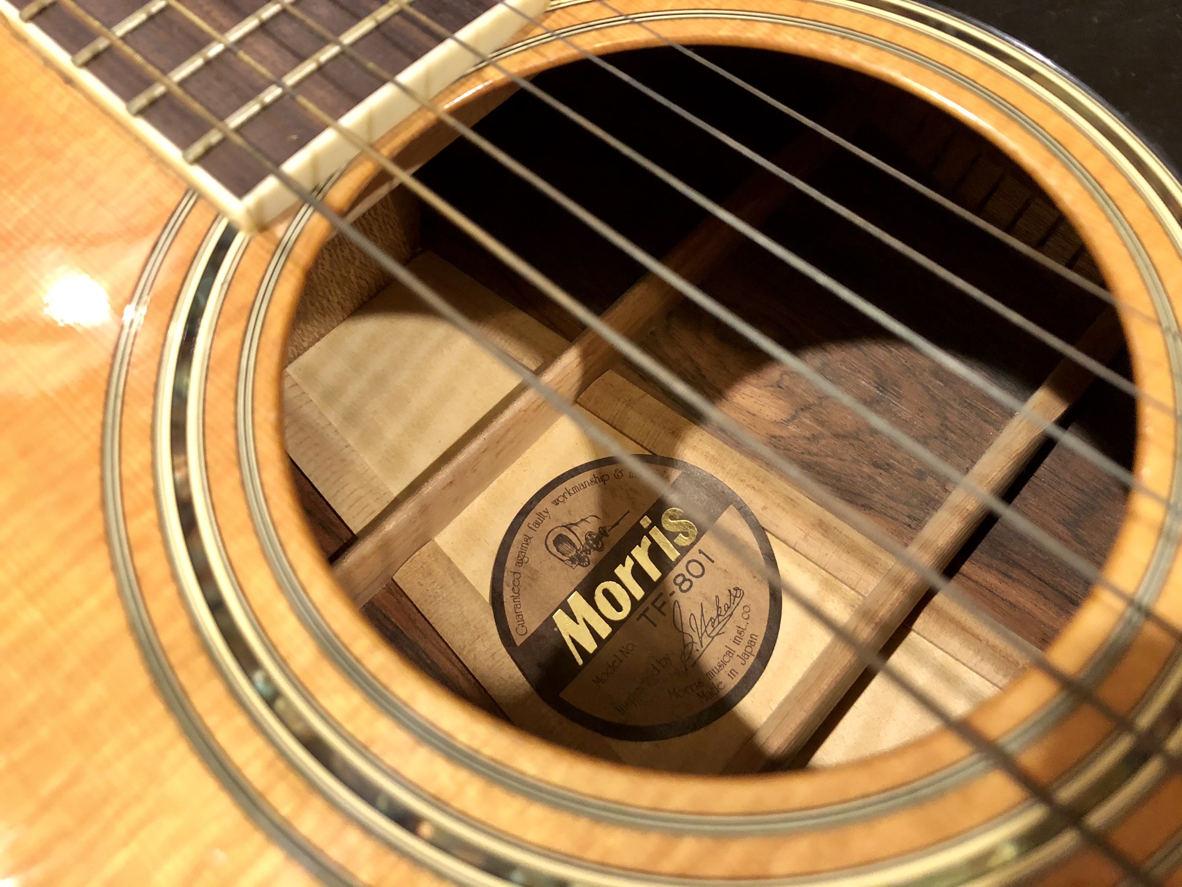 MORRIS / モーリス アコースティック ギター TF ビンテージ 買取