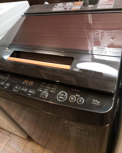 東芝 TOSHIBA 2018年製 9.5㎏ AW-95JD グレインブラウン 洗濯機