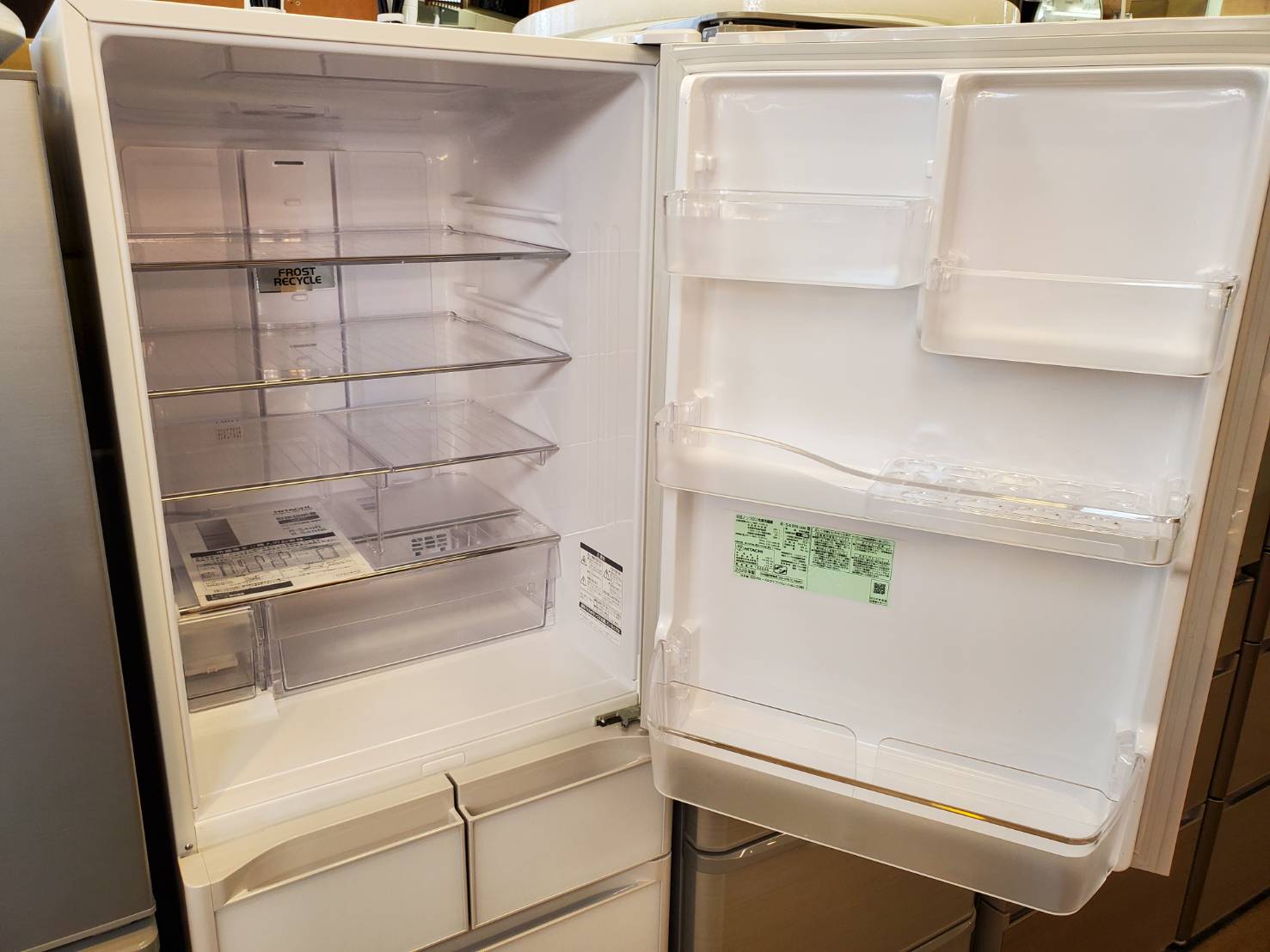 ☆HITACHI 日立 401L 5ドア冷蔵庫 2020年製 高年式 右開き 新鮮 