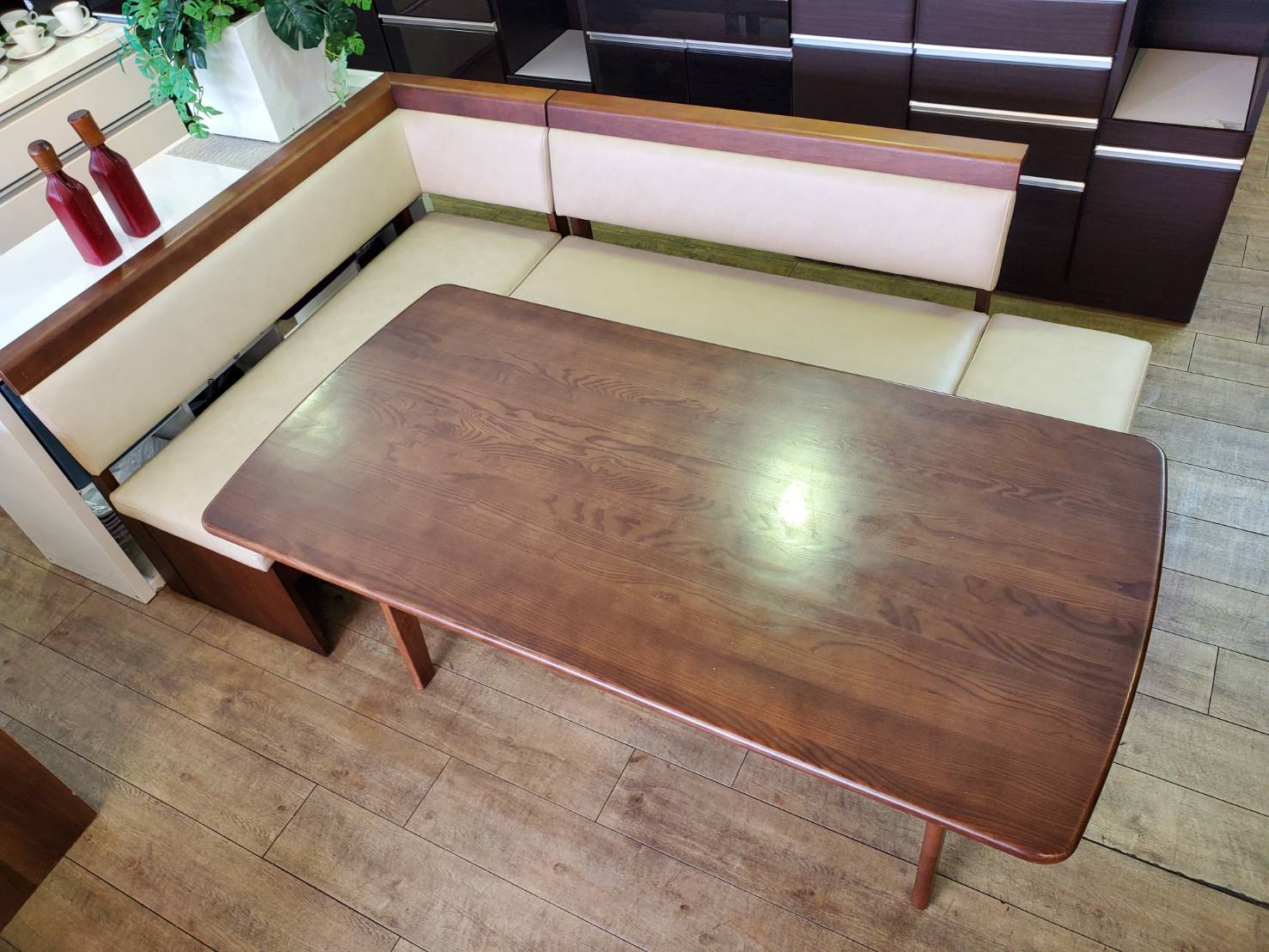 ☆SHIGIYAMA シギヤマ家具 リビングダイニング3点セット ダーク  